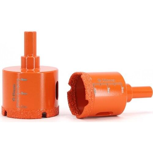 Brazed Diamond Hole Drill, Marble Hole Opener, Granite Tile Drill Bit, Dry Drilling Vitrified Tile And Floor Tile Drilling