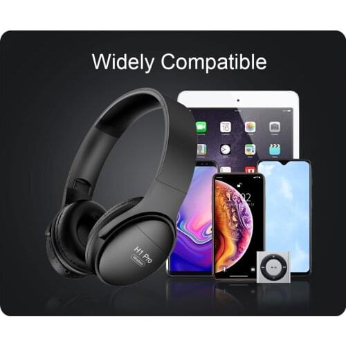 H1 Pro Bluetooth Headphones HIFI Stereo Wireless Earphone Gaming Headsets Over-ear Noise Canceling with Mic Support TF Card