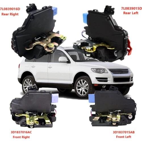 Central door lock for Seat ALTEA TOLEDO Skoda OCTAVIA VW GOLF JETTA TOURAN TOUAREG 7L0839016D 7L0839015D 3D1837016AC 3D1837015AB