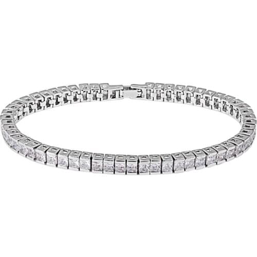 COCOM 2021 New Fashion Luxury AAA Cubic Zirconia Tennis Womens Bracelets Bangle Anniversary Jewelry Gift for Wife Girlfriend