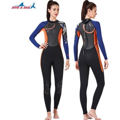 Wetsuit,1.5mm Neoprene Thermal Swimsuit,Long Sleeve Mens Womens Wet Suits for Swimming Scuba Diving,Full Wetsuits Back Zip