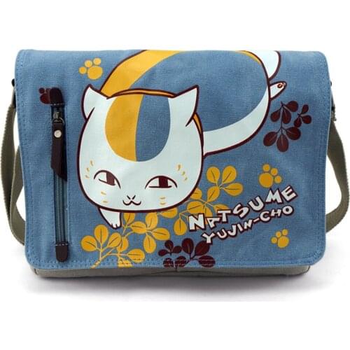 E-Mell Korosensei Black Butler GINTAMA GANGSTA Touken Ranbu Horde Rem Genji Reaper Fate Single shoulder Message Canvas Bag