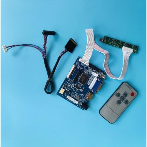 Kit Work for LTN133AT30-401 1366x768 Controller Board 2AV VGA AV LED HDMI LCD 40pin Screen remote display monitor panel driver