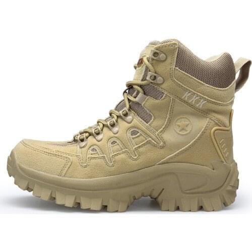 Mens Military Boot Combat Mens Ankle Boot Tactical Big Size 39-46 Army Boot Male Shoes Work Safety Shoes Motocycle Boots 202