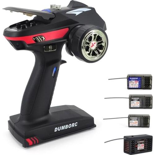 DumboRC X6A 2.4G 6CH Super Response Radio System Transmitter with X6F/X6FG/X6DC Receiver For RC Car Boat Tank Water skateboard