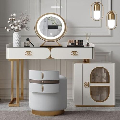 Nordic Dressers Home Furniture Light Luxury Fashion Storage Cabinet Bedroom Multifunctional Personality Creative Dressing Table