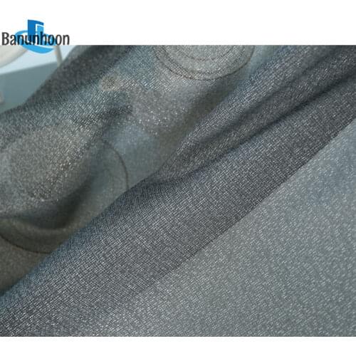 Modern Curtains For Living Room Tulle For Bedroom Gray Yarn Window Curtain Sheer Blinds