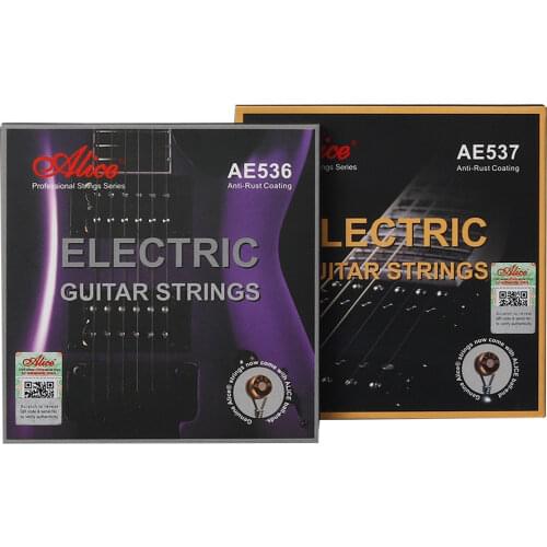 Alice Professional Strings Series AE536 AE537 Electric Guitar Strings Set Multipolymer Anti-Rust Coating