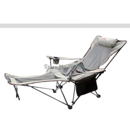 Outdoor Folding Chair Portable Back Fishing Chair Camping Folding Chair Leisure Stool Afternoon Bed Chair Beach Chair