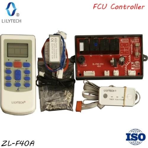 ZL-F40A, FCU controller, Fan Coil Unit Controller, Universal fcu thermostat, Fan coil thermostat, Fan coil controller, Lilytech