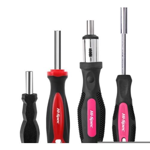 1/4" Magnetic Screwdriver Handle High Carbon Steel Bolt Driver Non-slip Ratchet Screw Driver Multifunctional Screw-driving Tools