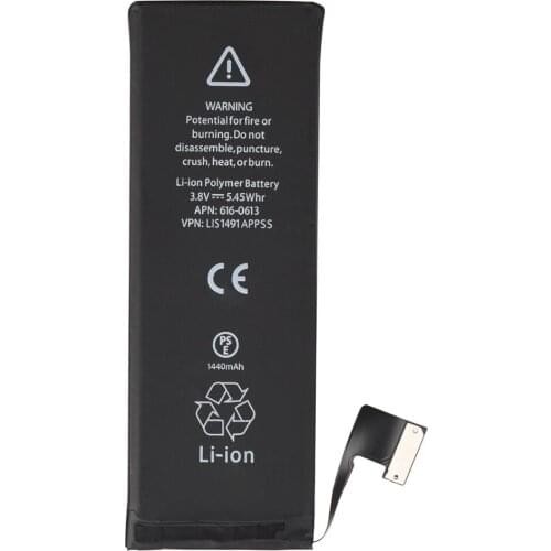 1pcs 1440Mah Phone Rechargeable Battery For iPhone 5 Cell Phone Replacement Battery Bateria Batterij Spare Li-ion Bateria