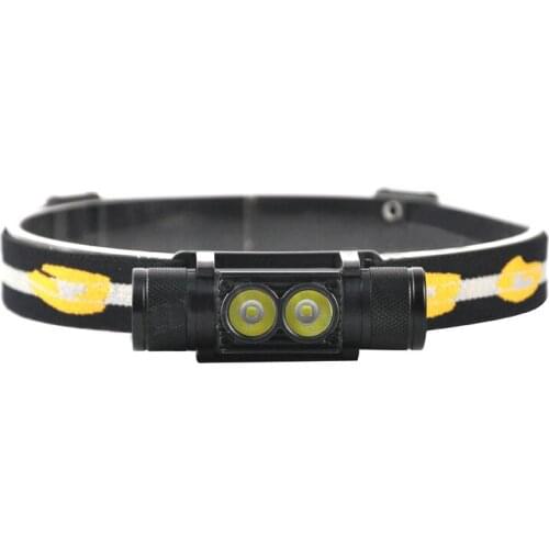 1000LM XM-L2 LED Headlight Mini White Light Head Torch USB Charger 18650 Battery Headlamp Camping Hunting Flashlight