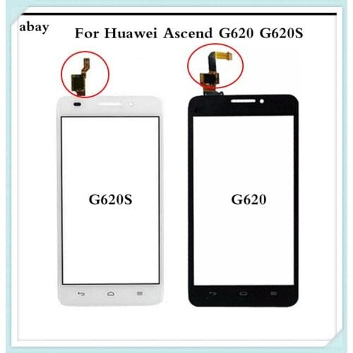5.0" New High Quality For Huawei Ascend G620 G620S Touch Screen Digitizer Sensor Outer Glass Lens Panel Replacement Parts