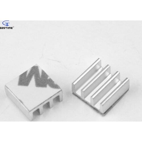 500pcs Silver Aluminum Heatsink 11mm x 5mm for PC VGA Card Xbox360 PS DDR RAM Video Memory Cooling Cooler Heat Sink 11x11x5mm