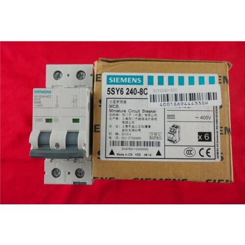 1pc Siemens 5SY6240-8CC D40A 2P circuit breaker free shipping