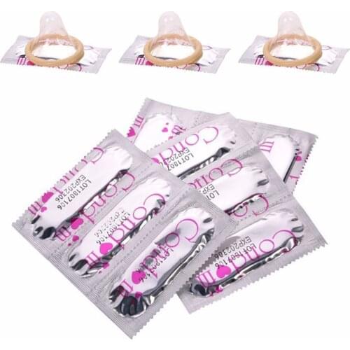 10pcs Large Oil Condom for Man Delay Sex Dotted G Spot Condoms Safer Contraception Female Condom Intimate Erotic Toys for Men