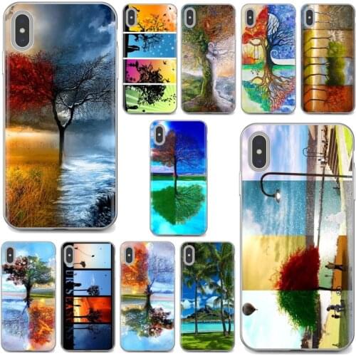 Four Seasons Tree inventive painting Soft Covers For Samsung Galaxy A10 A30 A40 A50 A60 A70 a12 a31 a41 a51 a71 a20e a21s M30
