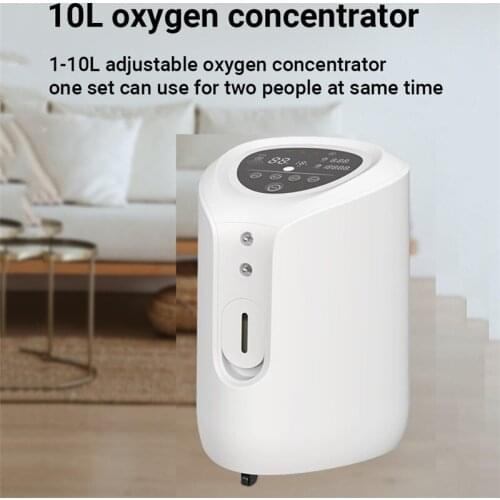 10L Home Oxygen Generator Portable Oxygen Concentrator 10 liters Medical Personal Small Oxygen Machine Atomizer Oxygen Generator