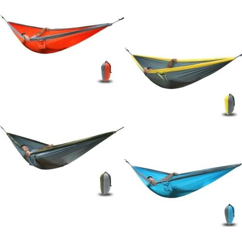 Large Hammock Chair Travel Hammock Nylon for Adult Camping Outdoor Hanging Swinging Beds Portable Camping Tent Sleeping Bed