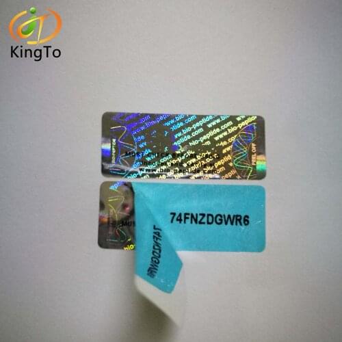 Tamper Proof Number VOID Warranty Seal hologram labels Sticker