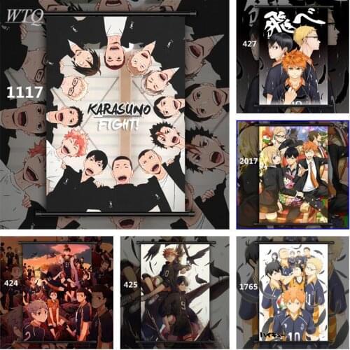 Haikyuu Shoyo Tobio Koushi Kei Ryunosuke Retro Poster Anime Posters Canvas Painting Wall Decor Wall Art Picture Room Home Decor