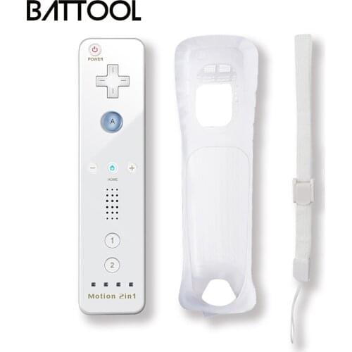 Battool For 2In1 Nintendo wii controller For Wireless remote gamepad controller for Wii wireless remote control joystick gamepad