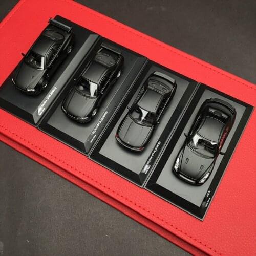 1:64 Scale Die-casting Alloy GTR 50th Anniversary 4-car Set Car Model High-end Collection Exquisite Decoration Scene Layout Gift