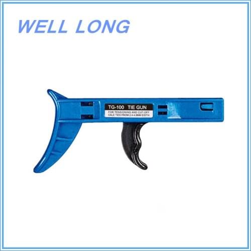 Nylon cable tie help gun for fastening cable ties and wires quickly cable tie gun