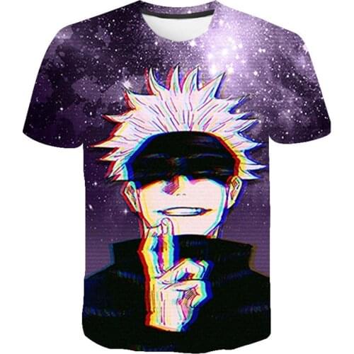 New Summer Anime Jujutsu Kaisen 3D Printed T Shirts Casual Streetwear Fashion Men Women Children Trendy Short Sleeve Tops Tee