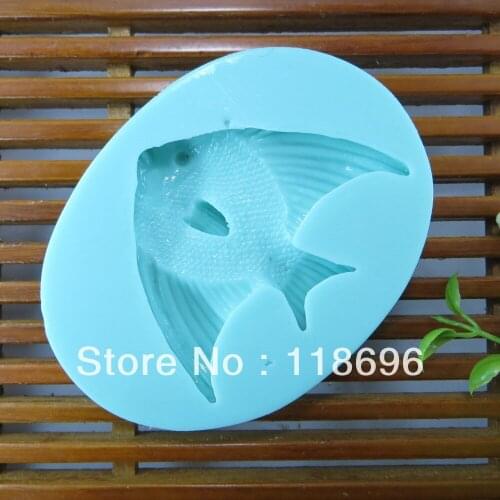 New style wholesale hot sale chocolate silicon mold fondant Cake decoration fish mold