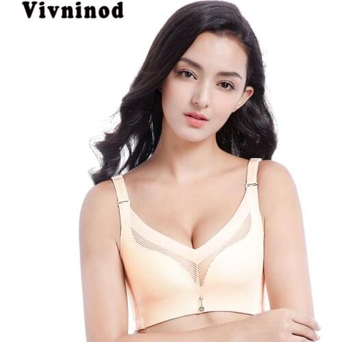 Full Cup Sexy Lingerie Seamless Wire Free Bra Max 95C Thin Cup Spandex Bra No Rims Push Up Big Size Bras for Women Wireless Bras