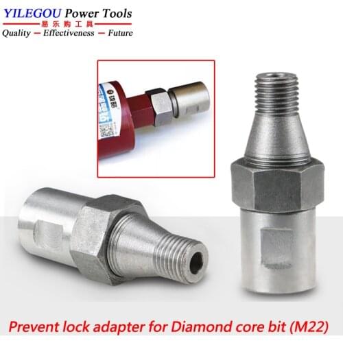 Prevent Lock Adapter For Diamond Core Bit. Diamond Drill Adapter Precaution Lock Diamond Drill Bit. Thread: M22