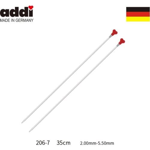 Addi 35cm Straight Single Point Knitting Needles 206-7