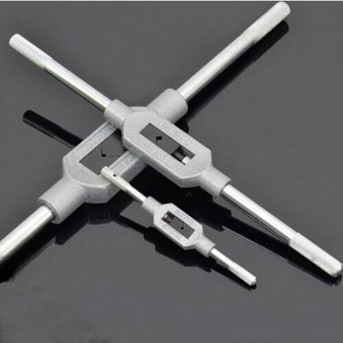 Adjustable T-Handle Ratchet Taps Dies Wrench Handle Tap Screw Thread Plugs Straight Taper Drill Hand Tools Ferramentas Manuais