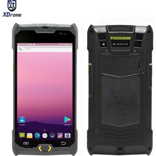 China QR Barcode Android Scanner Wireless Reader Waterproof Phone Mobile PDA Handheld GPS Data Collector inventory Logistics