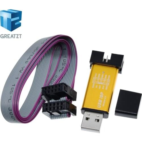 USBASP USBISP ISP Programmer Downloader for Arduino 51 ATMEL AVR Support 64 Bit Win7 & 32Bit Win98 WinMe Win2000 WinXP Win Vista