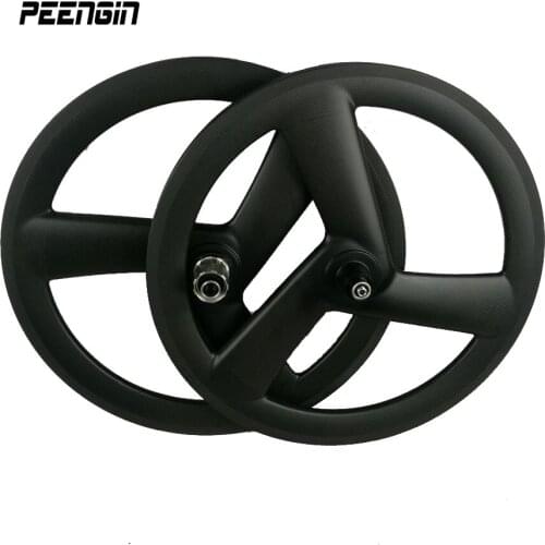 406 carbon wheels fold road bike clincher rim 23mm wide 20er BMX clincher wheelset road bike V brake/disc brake fixed gear track