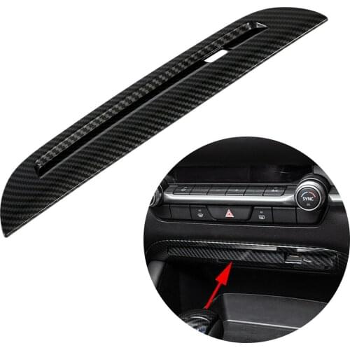 Center Dashboard Console Control USB Socket Cover Trim Fit For Mazda 3 Axela 2019 2020 Protector Decoration Accessories