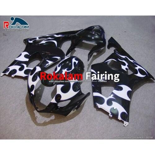 Covers For Suzuki GSXR1000 K3 2004 GSX-R1000 2003 GSX R1000 K 3 04 03 Motorcycle Black Fairing Kits (Injection Molding)