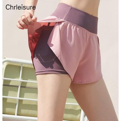 CHRLEISURE Women's High Waist Shorts China