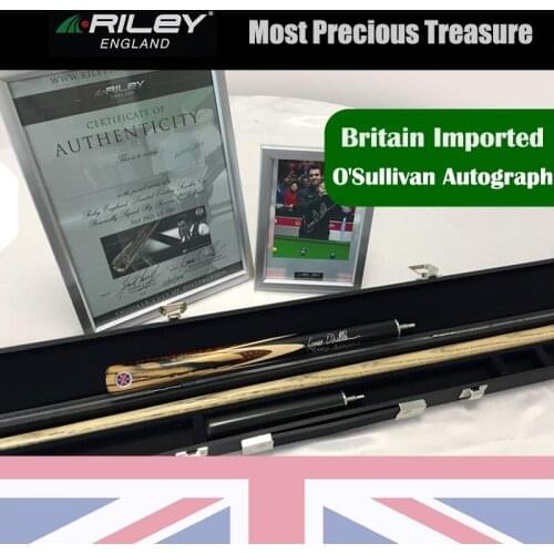 RILEY LE-100 Snooker Cue 3/4 Split Snooker Cue 9mm 9.5mm 10mm Deer Master Tip Professional Ashwood Shaft with 6in EbonyExtension