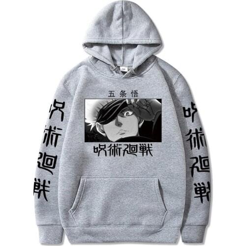 Jujutsu Kaisen Anime Hoodie Sweatshirts Clothes Sudaderas Moletom Hoodies Con Capucha Men Sweetshirts Ropa Hombre Masculinas