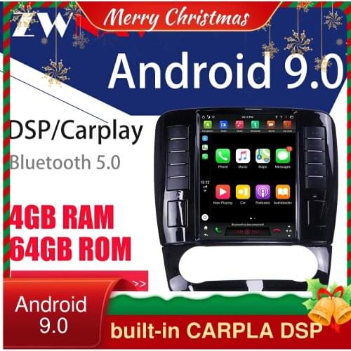 For Mercedes Benz ML W164 W300 ML350 ML450 ML500 GL G320 GL350 GL450 GL500 Android 9.0 Tesla Vertical screen Car GPS Navigation