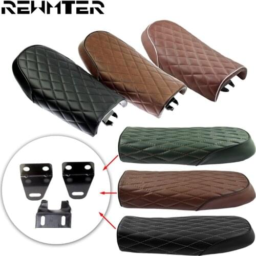 Motorcycle Cafe Racer Seat Diamond Vintage For Honda CB CL Retro Saddle Cafe Racer CB200 CB350 CB400 CB500 CB550 CB750