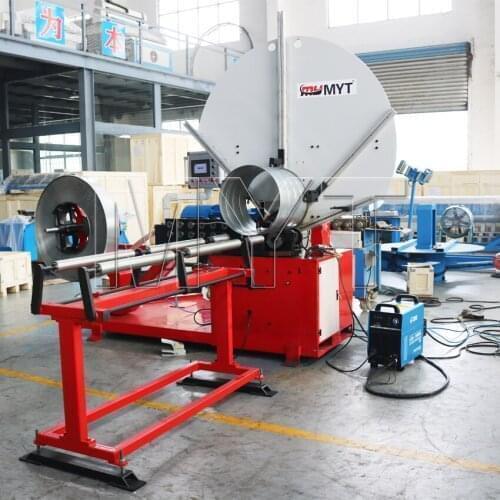Air Duct Forming Machine For Spiral Tube Making in HVAC MYTF-1500-2