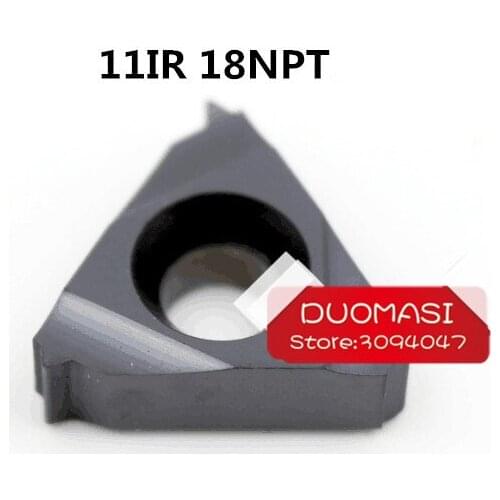 10pcs 11 IR 18NPT ,Indexable Tungsten Carbide Threading Lathe Inserts for Threaded Lathe Holder,suit SNR0008K08 OR SNR0007K08