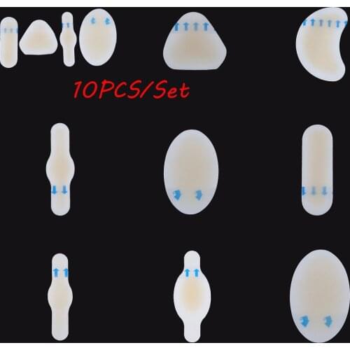 10PCS Invisible Adhesive Hydrocolloid Gel Blister Plaster Heel Anti-wearing Heel Sticker Pedicure Patch Plaster Foot Care Tools