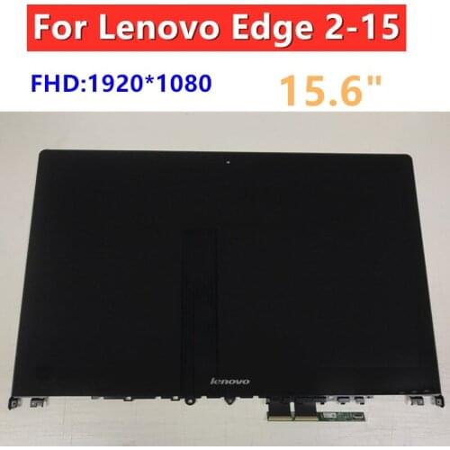 15.6“ LCD Touch Screen Digitizer Full Assembly With Frame Replacement For Lenovo Edge 2 -15 Edge 2-15 1580 80QF
