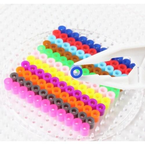 5mm Hama Beads 3D Puzzle Toys 1000pcs/pack 48 Colors Perler Educational Toys Craft Puzzle Toys for Children Brinquedos